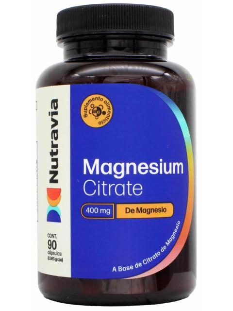MAGNESIUM CITRATE 90 CAP NUTRAVIA