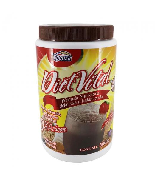 MALTEADA DIET VITAL POLVO 500 GR. 0% AZUCAR VAINILLA NUTRIENTE DI SOLO PARA DIABETICOS