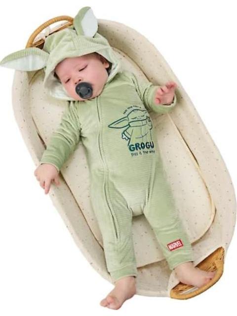 MAMELUCO GROGU VERDE STAR WARS