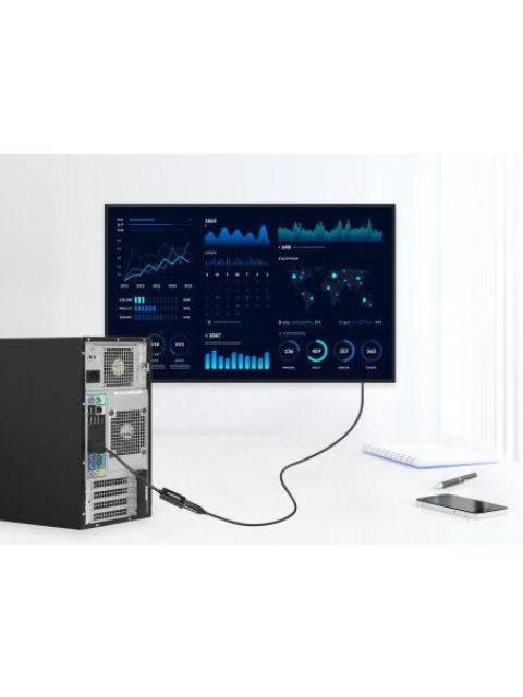 MANHATTAN ADAPTADOR DISPLAYPORT MACHO - HDMI A HEMBRA NEGRO - Imagen 6