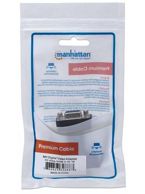 MANHATTAN ADAPTADOR DVI-A&D- HD15H - Imagen 7