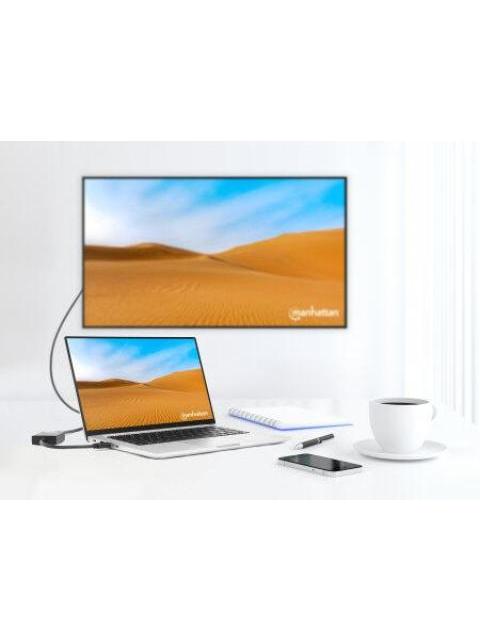 MANHATTAN ADAPTADOR USB 3.0 MACHO - HDMI HEMBRA NEGRO - Imagen 6