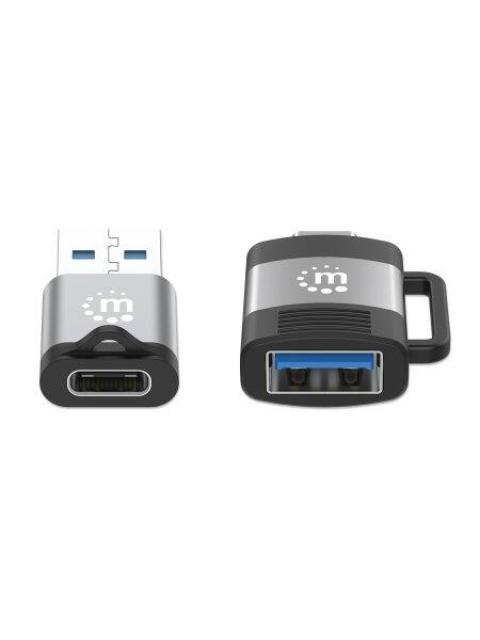 MANHATTAN ADAPTADOR USB-A-C MACHO - USB-A-C HEMBRA - Imagen 3