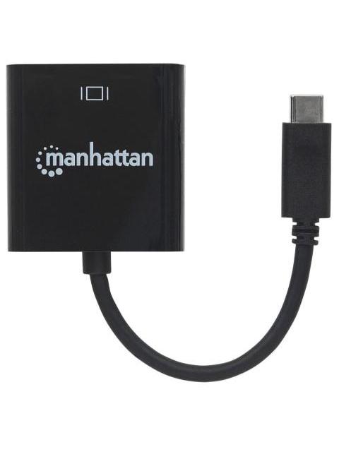 MANHATTAN ADAPTADOR USB-C 3.1 MACHO - HDMI HEMBRA NEGRO - Imagen 2
