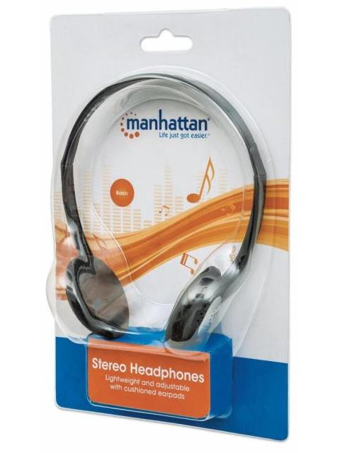 MANHATTAN AUDIFONOS 177481 ALAMBRICO 3.5MM NEGRO - Imagen 4