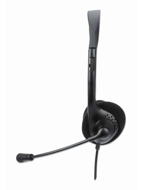 MANHATTAN AUDIFONOS CON MICROFONO 179850 ALAMBRICO 1.5 METROS USB-A NEGRO - Imagen 4
