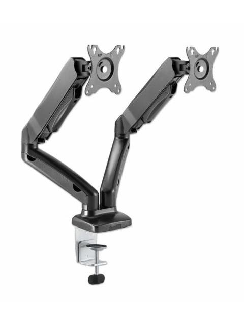 MANHATTAN BRAZO DE ESCRITORIO PARA 2 MONITORES 13-27 MAX 9KGS NEGRO - Imagen 2