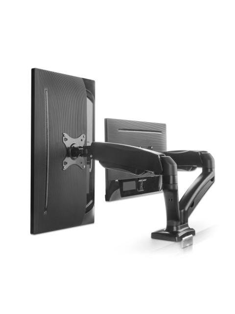 MANHATTAN BRAZO DE ESCRITORIO PARA 2 MONITORES 13-27 MAX 9KGS NEGRO - Imagen 3