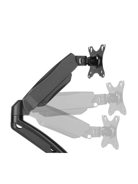 MANHATTAN BRAZO DE ESCRITORIO PARA 2 MONITORES 13-27 MAX 9KGS NEGRO - Imagen 7