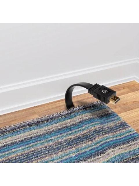 MANHATTAN CABLE HDMI DE ALTA VELOCIDAD HDMI 2.0 MACHO - HDMI 2.0 MACHO 4K 60HZ 10 METROS NEGRO - Imagen 6