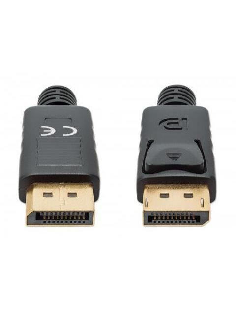 MANHATTAN CABLE 355582 DISPLAYPORT MACHO - DISPLAYPORT 1.4 MACHO 3 METROS NEGRO - Imagen 3