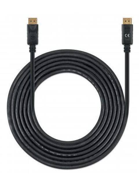 MANHATTAN CABLE 355582 DISPLAYPORT MACHO - DISPLAYPORT 1.4 MACHO 3 METROS NEGRO - Imagen 4