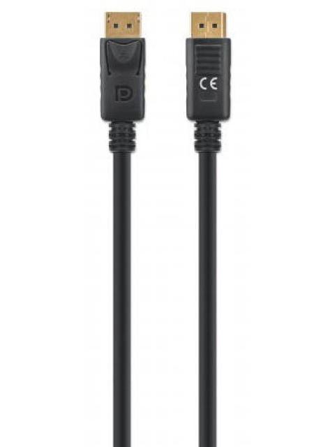 MANHATTAN CABLE 355582 DISPLAYPORT MACHO - DISPLAYPORT 1.4 MACHO 3 METROS NEGRO - Imagen 5