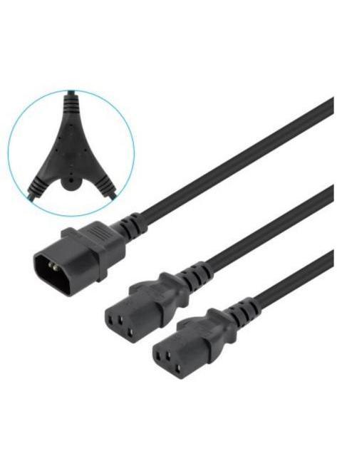 MANHATTAN CABLE DE PODER C13 HEMBRA - C14 HEMBRA 1.8 METROS