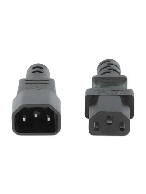 MANHATTAN CABLE DE PODER C13 HEMBRA - C14 MACHO 4.6 METROS - Imagen 3