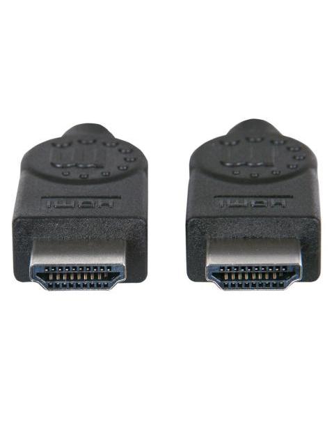 MANHATTAN CABLE HDMI DE ALTA VELOCIDAD CON CANAL ETHERNET HDMI MACHO - HDMI MACHO 4K 30HZ 2 METROS NEGRO - Imagen 4