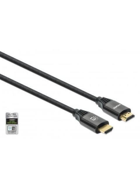 MANHATTAN CABLE HDMI DE ALTA VELOCIDAD HDMI-A MACHO - HDMI-A MACHO 8K 60HZ 3 METROS NEGRO - Imagen 2