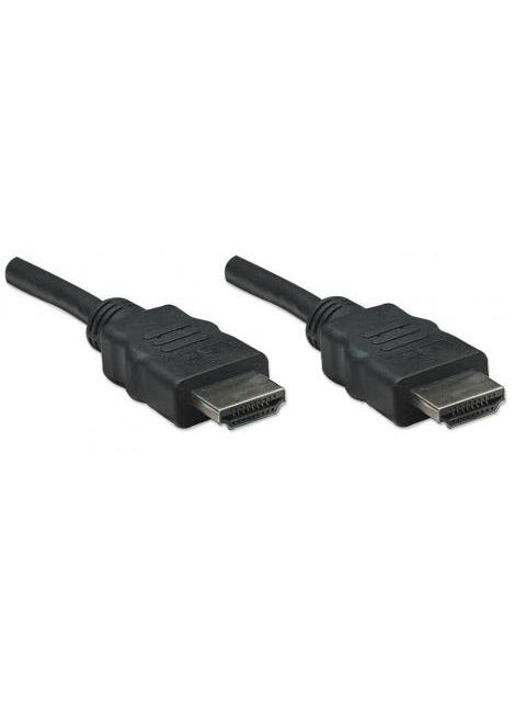 MANHATTAN CABLE HDMI DE ALTA VELOCIDAD HDMI MACHO - HDMI MACHO 1080P 3D 7.5 METROS NEGRO - Imagen 3