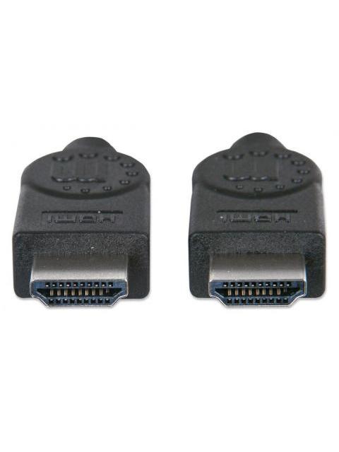 MANHATTAN CABLE HDMI DE ALTA VELOCIDAD HDMI MACHO - HDMI MACHO 4K 30HZ 3D 5 METROS NEGRO - Imagen 4