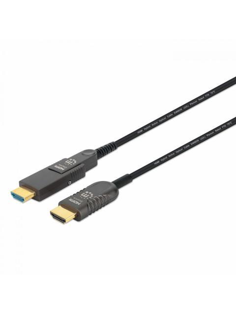 MANHATTAN CABLE OPTICO ACTIVO HDMI MACHO - HDMI MACHO CON CONECTOR DESMONTABLE 50 METROS NEGRO - Imagen 6