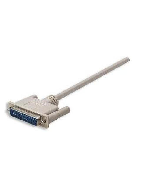 MANHATTAN CABLE PARA IMPRESORA NULL MODEM-SERIAL DB9 HEMBRA - DB25 MACHO 1.8 METROS GRIS - Imagen 4