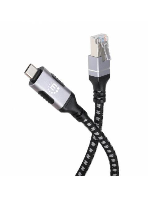 MANHATTAN CABLE RJ-45 MACHO - USB-C MACHO 2 METROS - Imagen 5