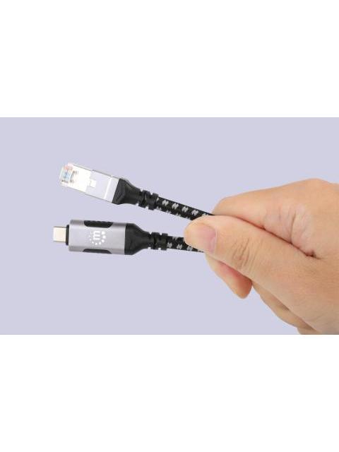 MANHATTAN CABLE RJ-45 MACHO - USB-C MACHO 2 METROS - Imagen 7