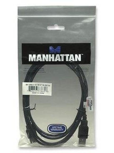 MANHATTAN CABLE USB 2.0 MACHO - USB-A HEMBRA 1.8 METROS - Imagen 3
