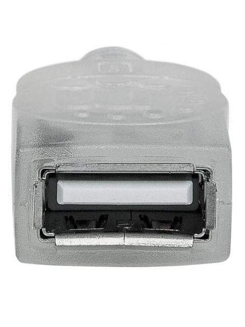 MANHATTAN CABLE USB A MACHO - USB A HEMBRA 1.8 METROS PLATA - Imagen 4