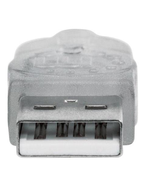 MANHATTAN CABLE USB A MACHO - USB A HEMBRA 1.8 METROS PLATA - Imagen 5