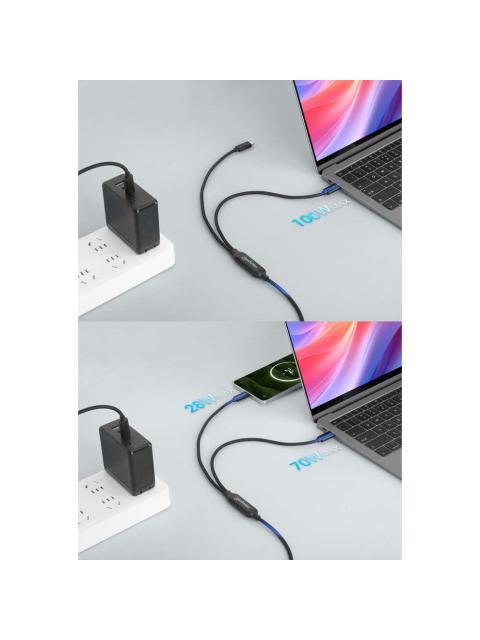 MANHATTAN CABLE USB-C MACHO - USB-C MACHO 2 METROS - Imagen 2
