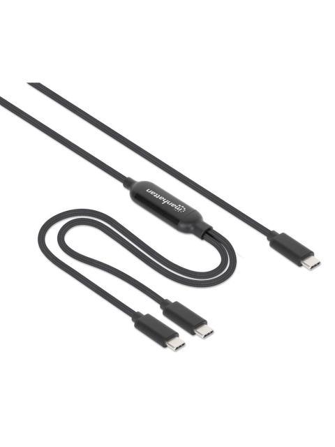 MANHATTAN CABLE USB-C MACHO - USB-C MACHO 2 METROS - Imagen 3