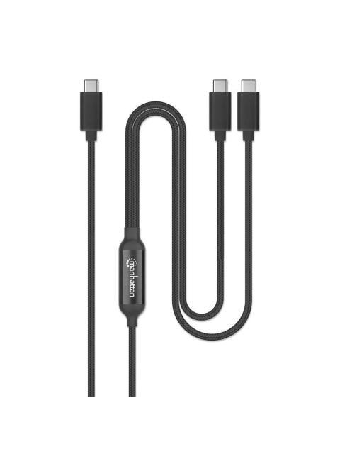 MANHATTAN CABLE USB-C MACHO - USB-C MACHO 2 METROS - Imagen 4