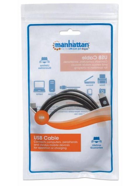 MANHATTAN CABLE USB-C MACHO - USB-C MACHO 2 METROS - Imagen 5
