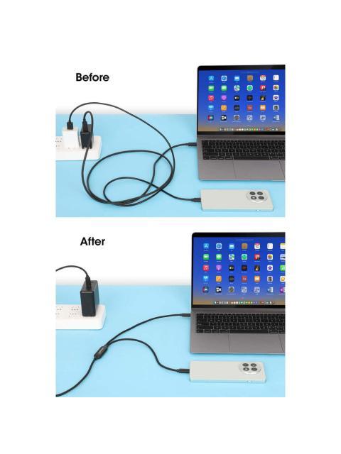MANHATTAN CABLE USB-C MACHO - USB-C MACHO 2 METROS - Imagen 5