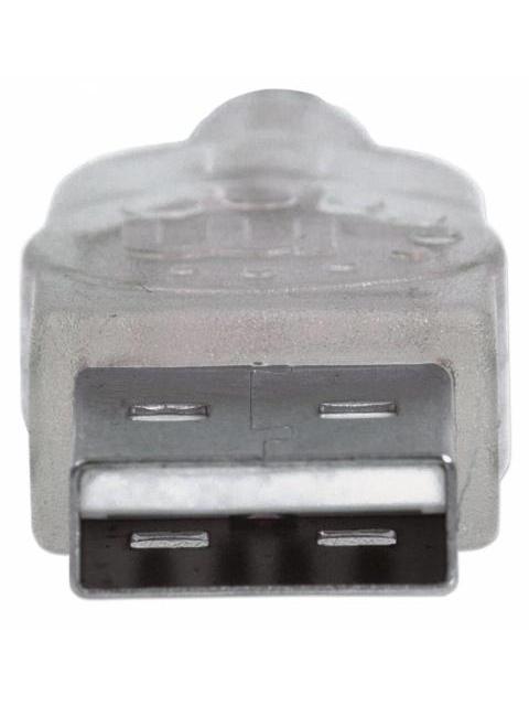 MANHATTAN CABLE USB MACHO- USB MINI MACHO 1.8 METROS TRANSPARENTE - Imagen 5
