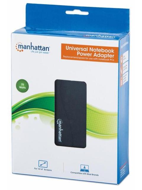 MANHATTAN CARGADOR UNIVERSAL PARA LAPTOP 70W - Imagen 6