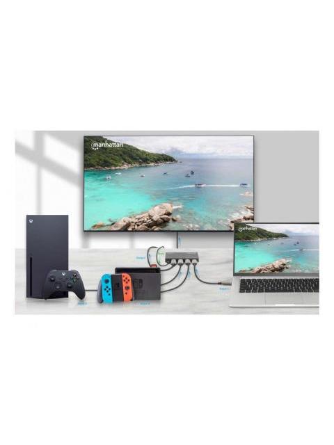 MANHATTAN DIVISOR DE VIDEO HDMI 3X HDMI 3840X2160 4K - Imagen 4