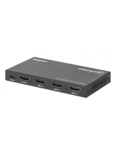 MANHATTAN DIVISOR DE VIDEO HDMI 3X HDMI 3840X2160 4K - Imagen 6