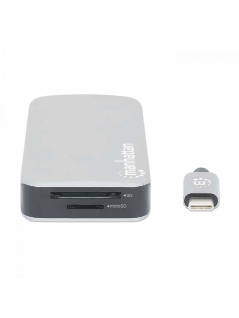 MANHATTAN DOCKING STATION 130615 USB C 3X USB 1X USB C 1X HDMI 1X RJ-45 1X SD 1X MICRO SD GRIS - Imagen 6