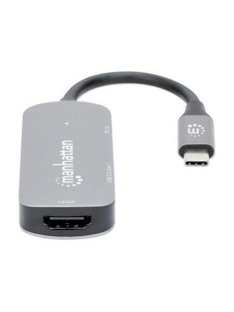 MANHATTAN DOCKING STATION 130707 USB C 1X USB 1X USB C 1X HDMI GRIS - Imagen 5
