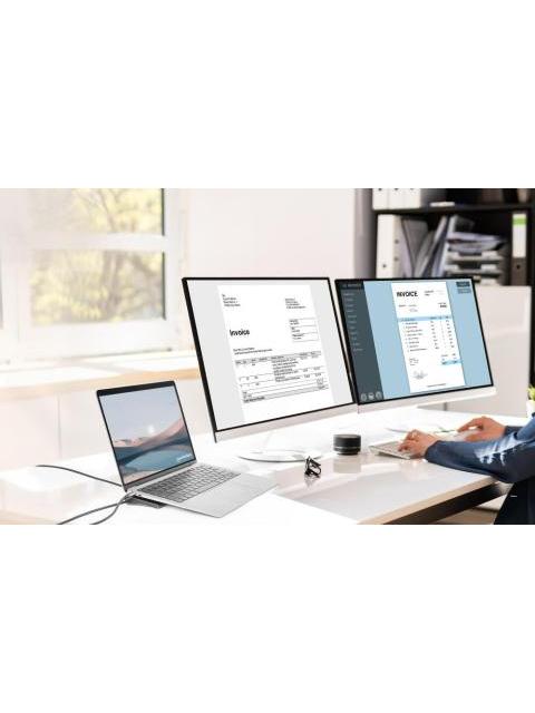 MANHATTAN DOCKING STATION 190305 USB-C 2 X USB-C 3.0 2 X USB-A 3.0 1 X USB-A 2.0 2 X HDMI 1 X DISPLAYPORT 1 X RJ-45 1 X 3.5MM MICROSD-SD - Imagen 3