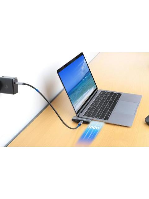 MANHATTAN DOCKING STATION 190404 USB C 1X USB 1X USB C PD 1X HDMI 1X 3.5MM GRIS - Imagen 9