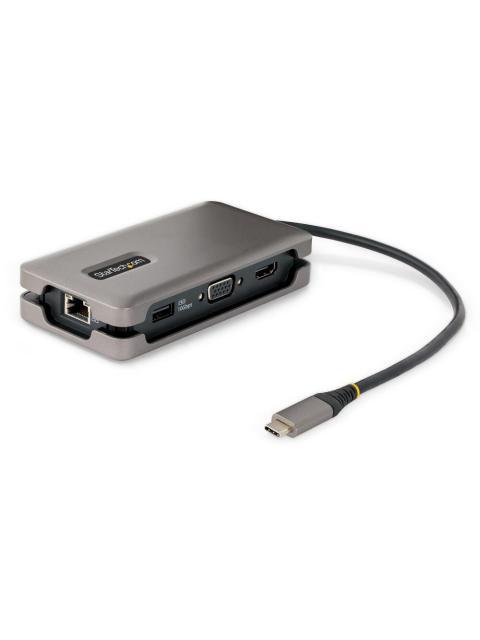 MANHATTAN DOCKING STATION DKT31CVHPD3 USB C HDMI VGA RJ-45 PLATA