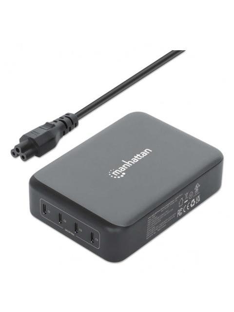 MANHATTAN ESTACION DE CARGA 102667 4X USB-C GRIS - Imagen 4