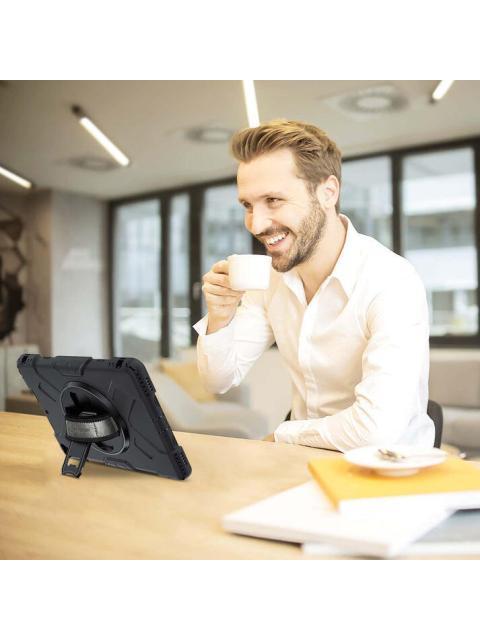 MANHATTAN FUNDA USO RUDO PARA IPAD 9ª-8ª-7ª GEN 10.2 NEGRO - Imagen 5