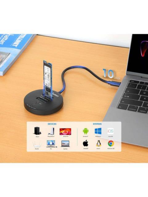 MANHATTAN GABINETE DE DISCO DURO 130752 M.2 M.2 USB-C 2.0 - Imagen 3