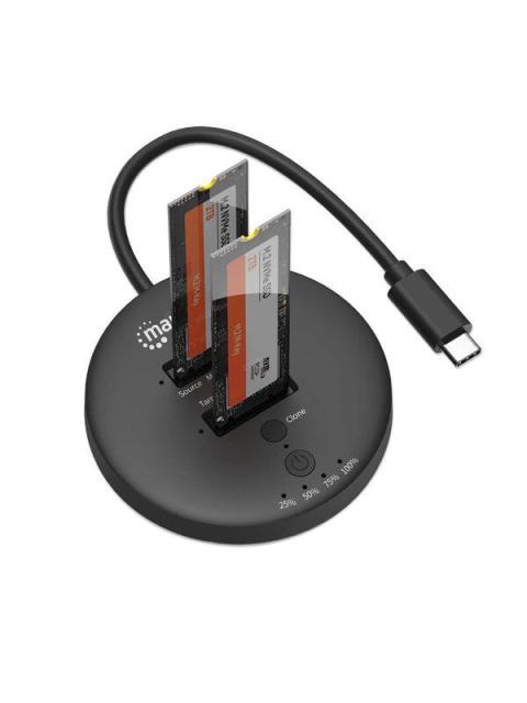 MANHATTAN GABINETE DE DISCO DURO 130752 M.2 M.2 USB-C 2.0 - Imagen 9
