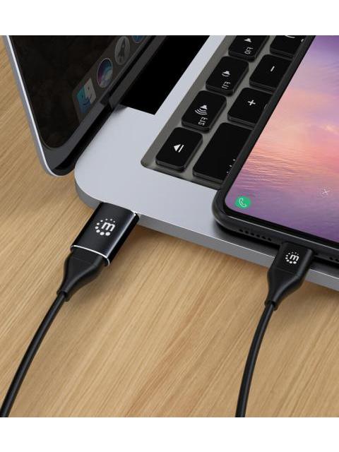 MANHATTAN HUB USB-A MACHO 1X USB-C 5 GBIT-S NEGRO - Imagen 4