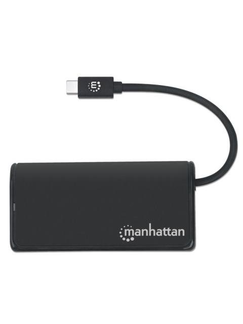 MANHATTAN HUB USB-C 3.2 MACHO - 4X USB 3.2 HEMBRA 5000 MBIT-S NEGRO - Imagen 5